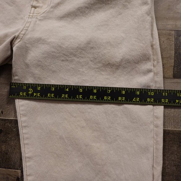 Kut from the Kloth jeans Christine Straight Leg women's 10 cream - Picture 9 of 15